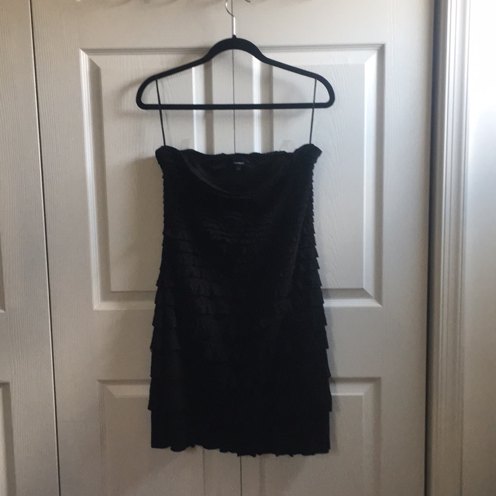 Strapless Little Black Dress by Express